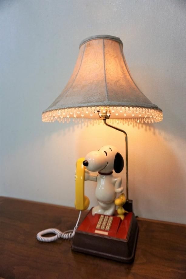 1950's ヴィンテージ Snoopy テレフォンランプ - アンティーク ...