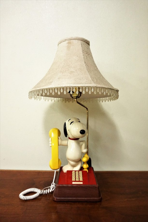 1950's ヴィンテージ Snoopy テレフォンランプ - アンティーク
