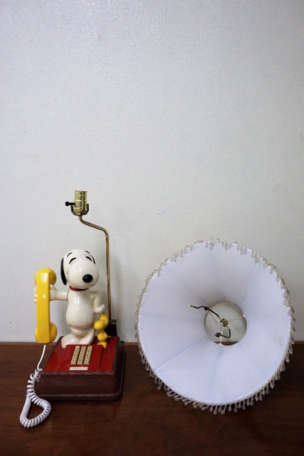 1950's ヴィンテージ Snoopy テレフォンランプ - アンティーク 