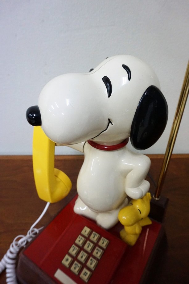 1950's ヴィンテージ Snoopy テレフォンランプ - アンティーク