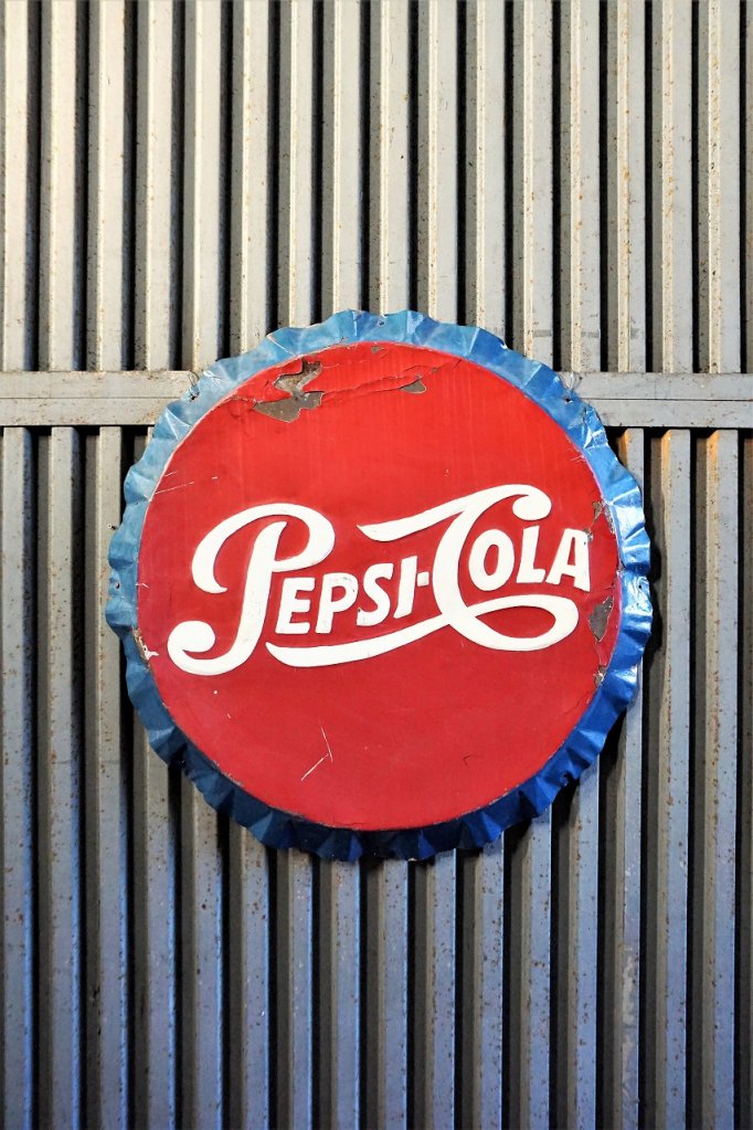 1940-50's ヴィンテージ PEPSI-COLA アドバタイジングサイン/看板 