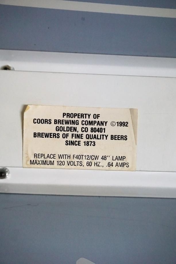 ヴィンテージ Coors 4灯式 プールバーランプ - アンティーク ヴィンテージ Coors 4灯式 プールバーランプ - アンティーク
