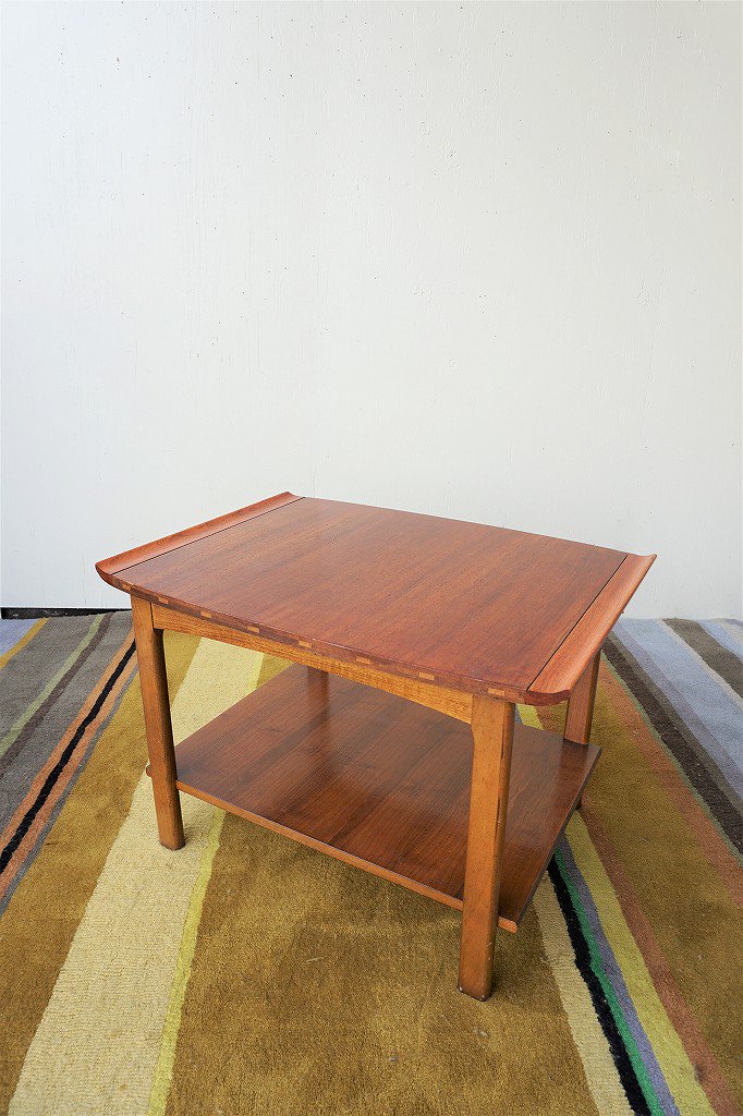 1960's LANE社製 ヴィンテージ ウッド サイドテーブル - アンティーク