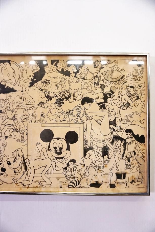 1960's ヴィンテージ The Disneyland Memorial Orgy 額入りポスター