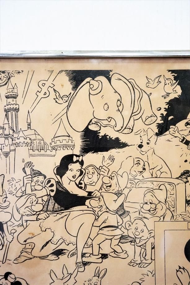 1960's ヴィンテージ The Disneyland Memorial Orgy 額入りポスター