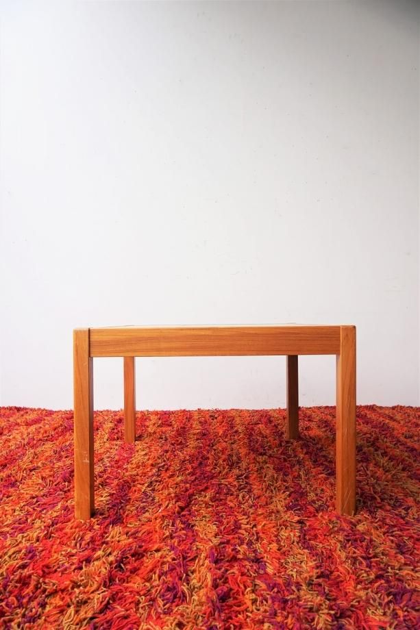 1960-70's Denmark製 ヴィンテージ タイルトップ ローテーブル