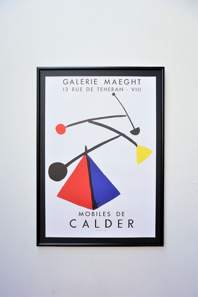 Alexander Calder 額入りポスター - アンティーク、ビンテージの