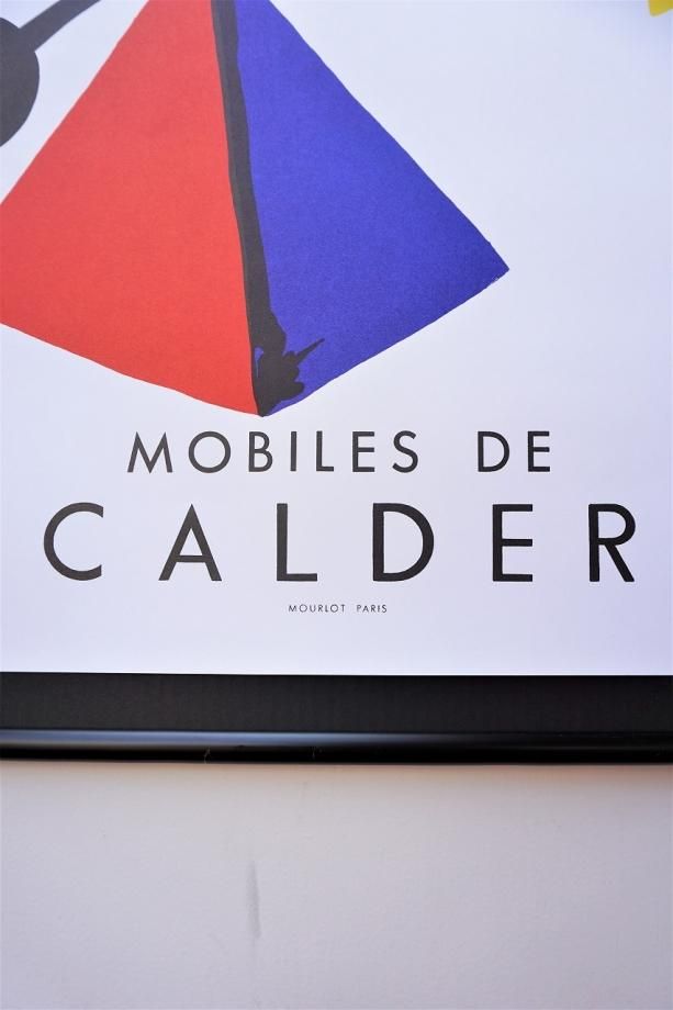 Alexander Calder 額入りポスター - アンティーク、ビンテージの