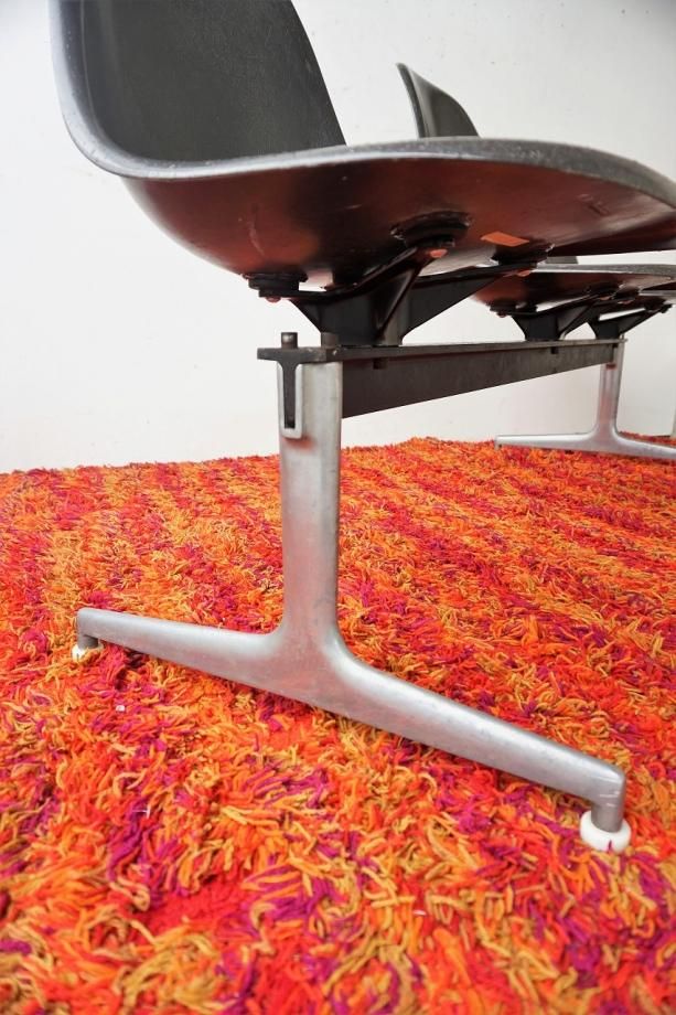 HermanMiller ヴィンテージ 3連 エアポートベンチ - アンティーク