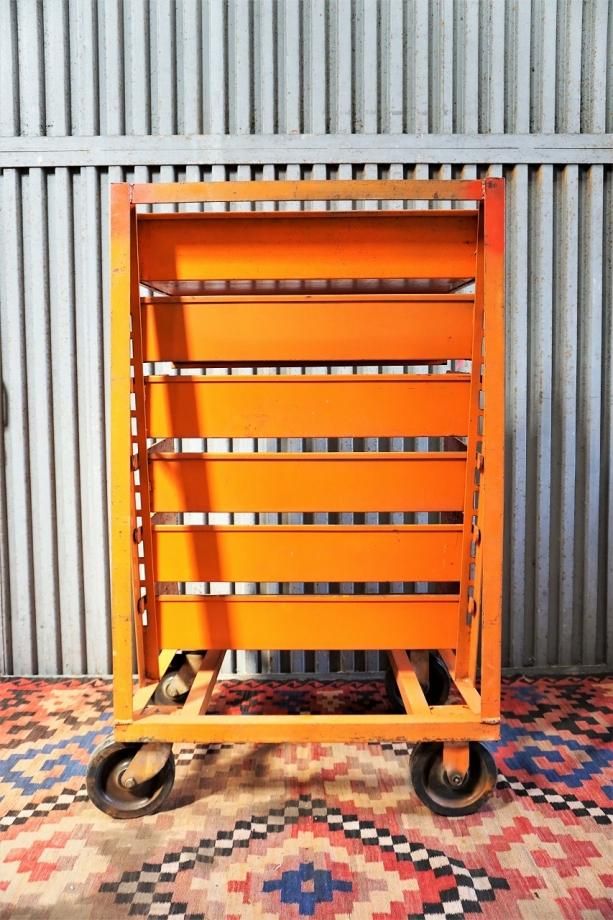 ヴィンテージ インダストリアル ツールキャビネット ツーリングラック 升目 ヴィンテージ インダストリアル ツールラック/ワゴン