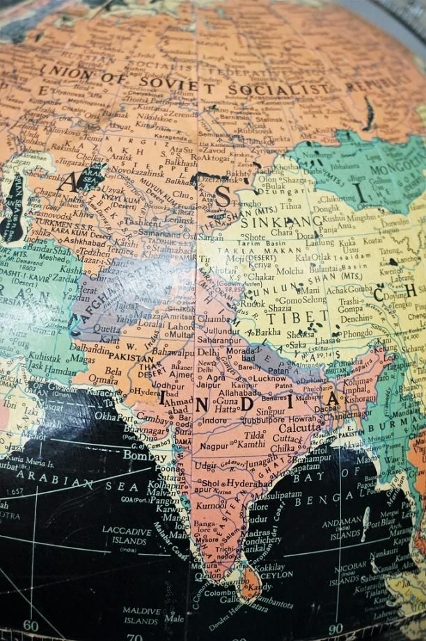 VINTAGE ANTIQUE CRAM'S IMPERIAL WORLD GLOBE ヴィンテージ