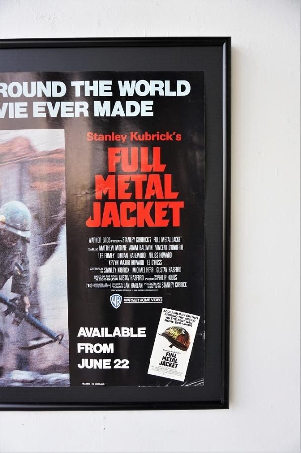 【額縁付き】FulllJacket フルメタルジャケット A2 ポスター FULL METAL JACKET