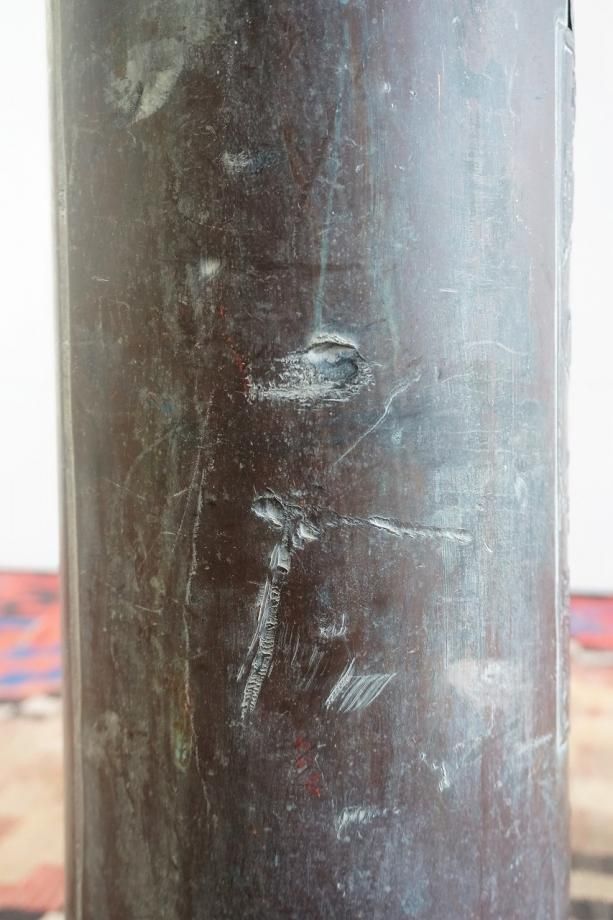 ヴィンテージ 消火器 シルバー イエロー FIRE EXTINGUISHER社のヴィンテージ消化器🧯 | アメリカン