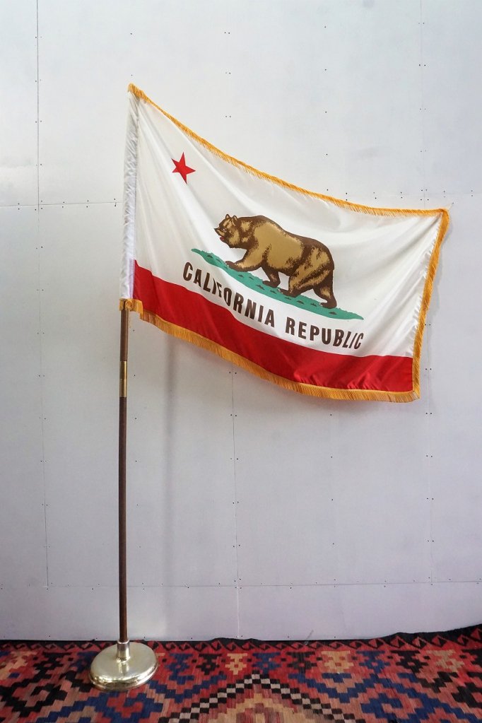 カリフォルニア　フラッグ　旗　ビンテージ　店舗什器