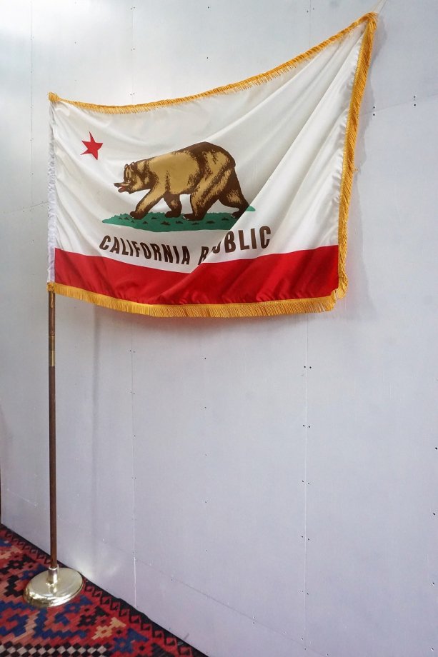 1970's ヴィンテージ カリフォルニア州旗/フラッグ - アンティーク