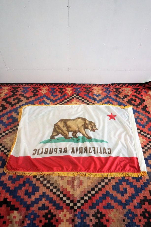 1970's ヴィンテージ カリフォルニア州旗/フラッグ - アンティーク 