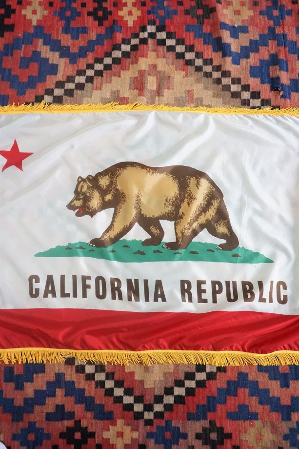 1970's ヴィンテージ カリフォルニア州旗/フラッグ - アンティーク