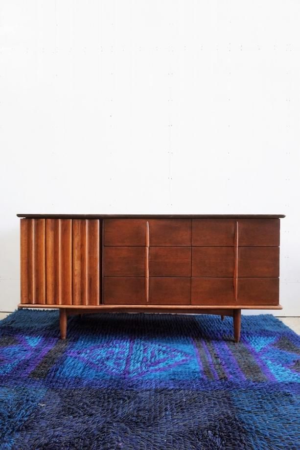 1960's ヴィンテージ UNITED FURNITURE社製 ウッドサイドボード