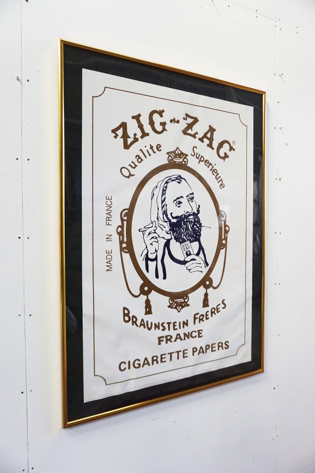 ZIG-ZAG 額入りポスター - アンティーク、ビンテージのインテリア家具 