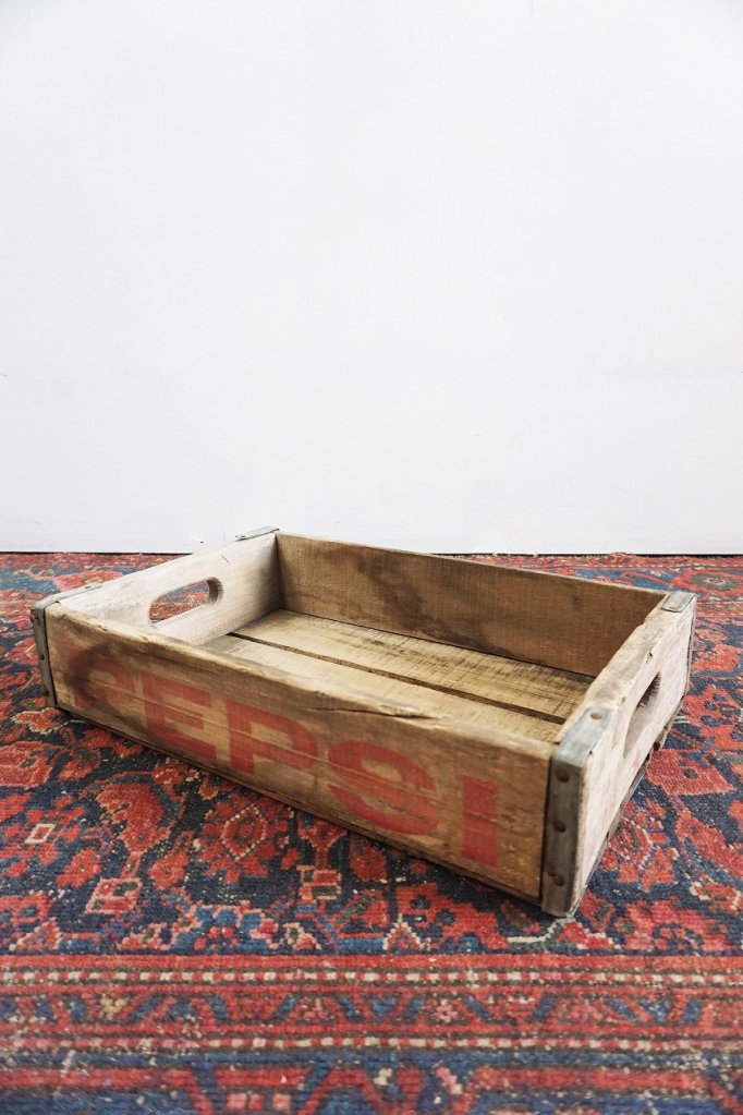 1960-70's ヴィンテージ PEPSI 木箱② - アンティーク、ビンテージの