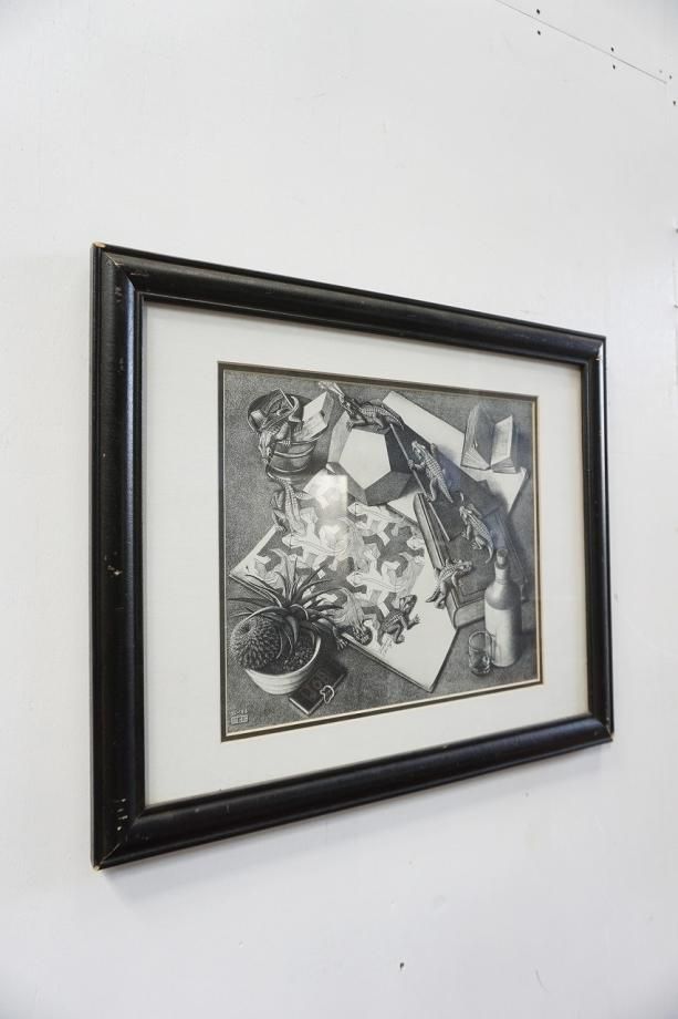 額装済/morphosis no4/MC Escher/エッシャー