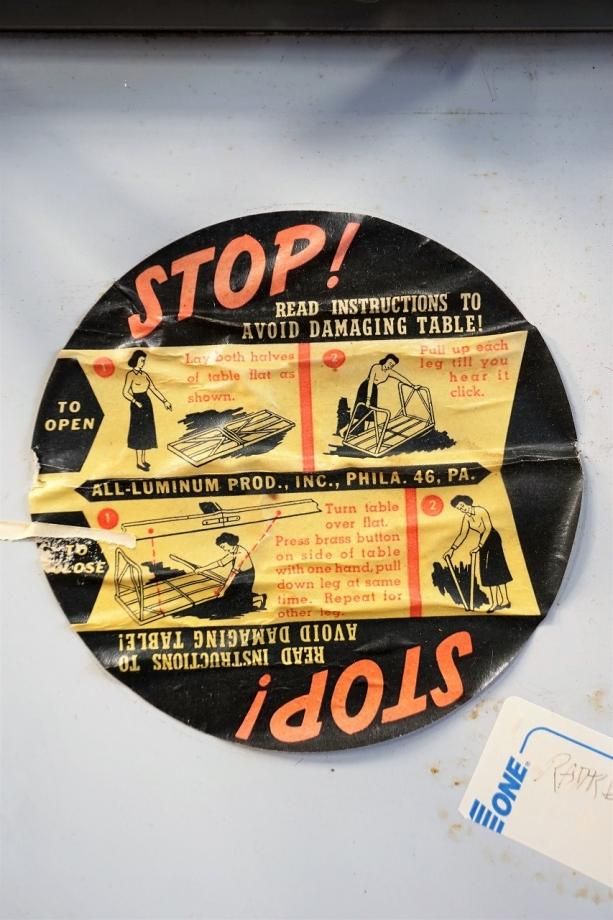 1950-60's ヴィンテージ フォールディングテーブル