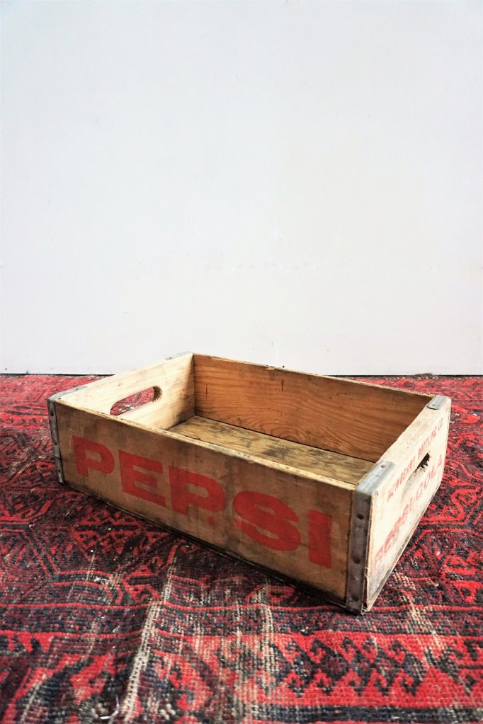 1970-80's ヴィンテージ PEPSI 木箱(複数在庫あり) - アンティーク 