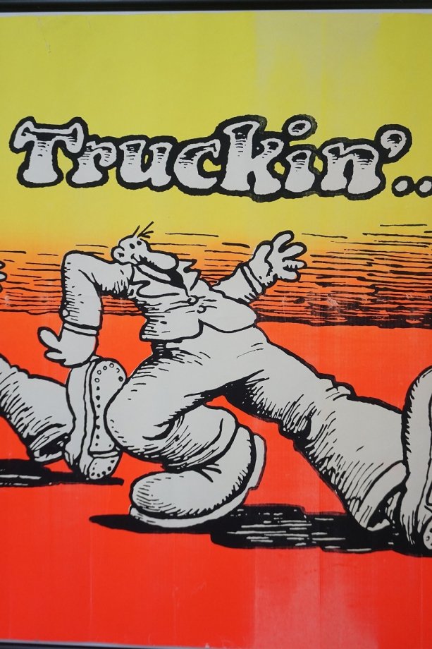 1970's ヴィンテージ Keep on truckin' 額入り ポスター