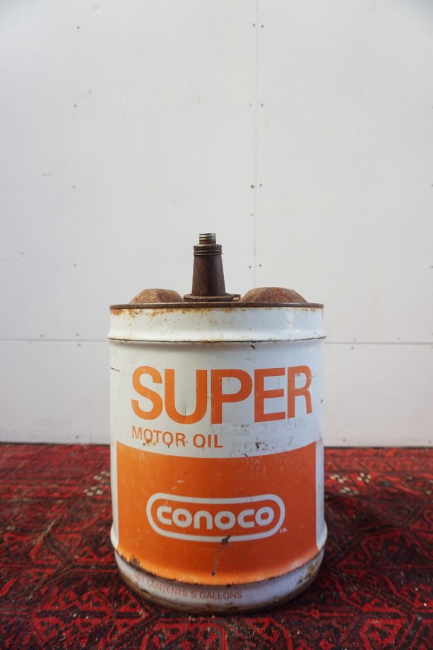 ヴィンテージ CONOCO オイル缶② - アンティーク、ビンテージの 
