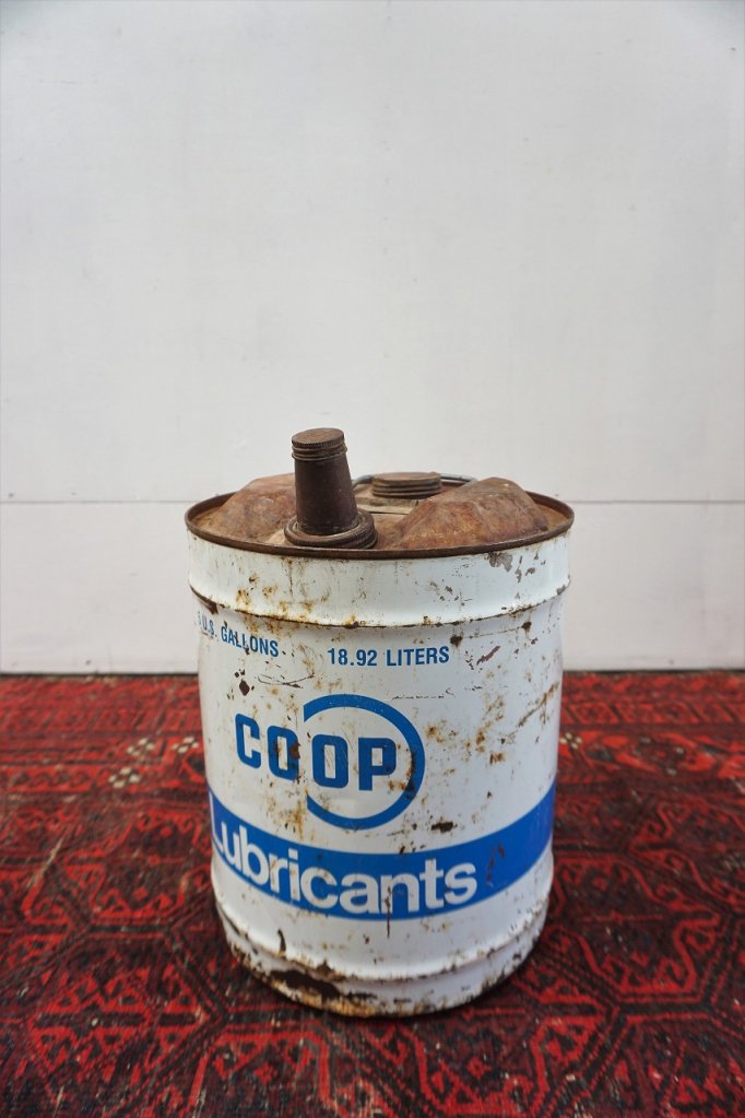 ヴィンテージ COOP オイル缶 - アンティーク、ビンテージのインテリア
