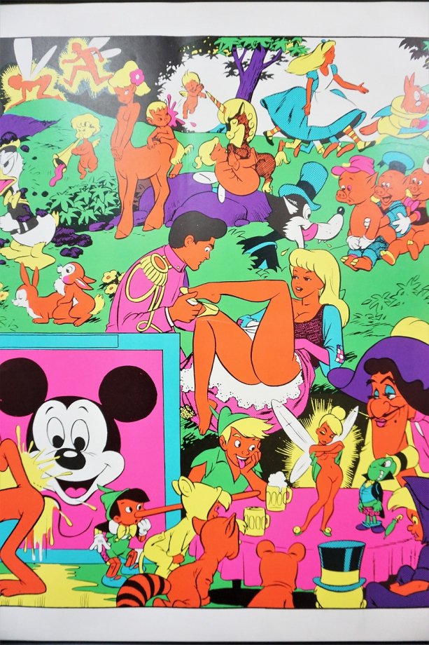 1960-70's ヴィンテージ The Disneyland Memorial Orgy 額入りポスター ...