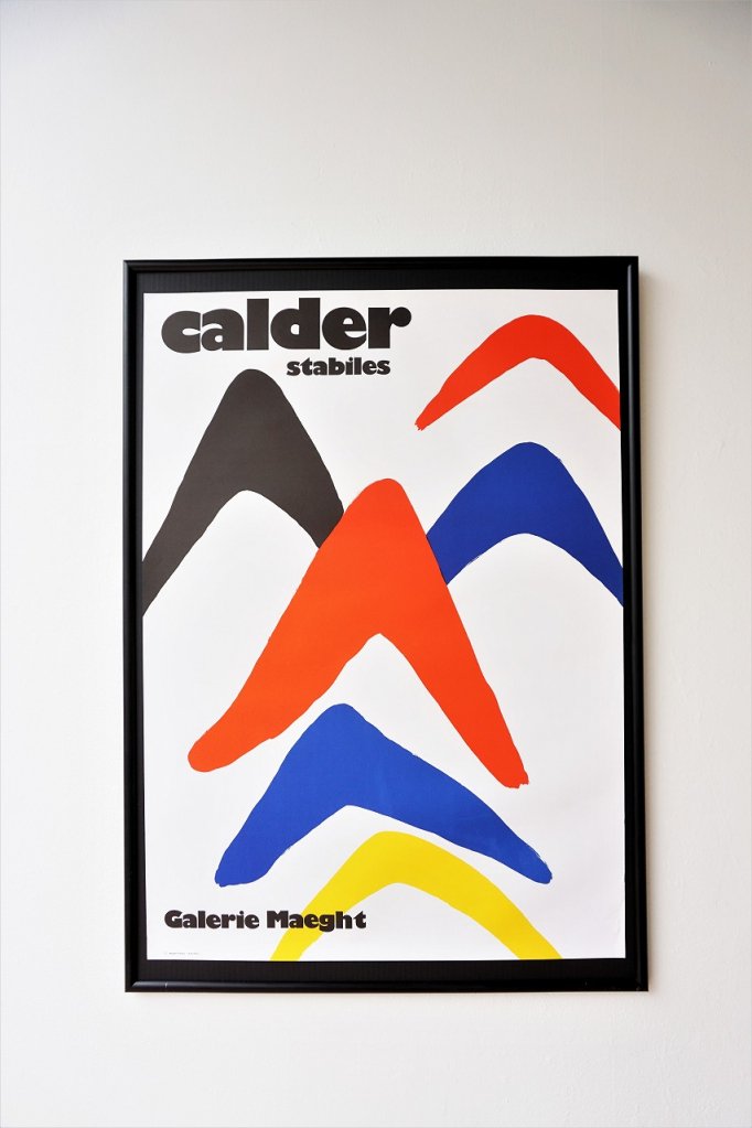 Alexander Calder 額入り ポスター - アンティーク、ビンテージの