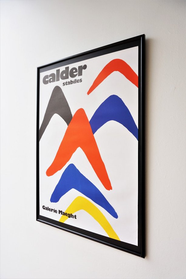 Alexander Calder 額入り ポスター - アンティーク、ビンテージのインテリア家具や雑貨、店舗什器の通販ならWANT ANTIQUE  LIFE STORE