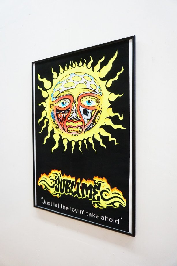 SUBLIME 額入り ブラックライトポスター - アンティーク、ビンテージの