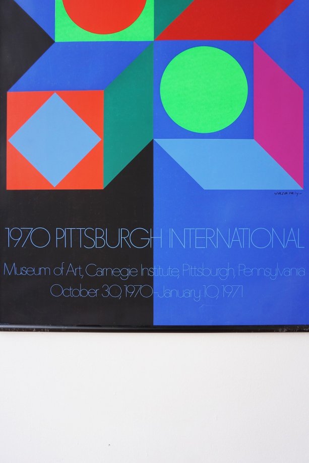 Pitsburg International 1970/ヴィクトル ヴァザルリ/額装済 - アート用品