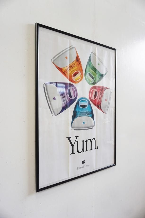 1990's ヴィンテージ iMac 額入り ポスター - アンティーク