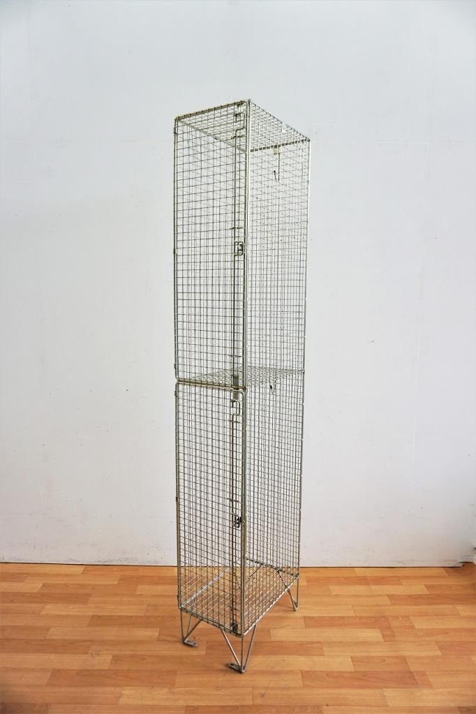 1950-60's ヴィンテ―ジ ワイヤーメッシュロッカー 1950-60's ヴィンテ―ジ ワイヤーメッシュロッカー