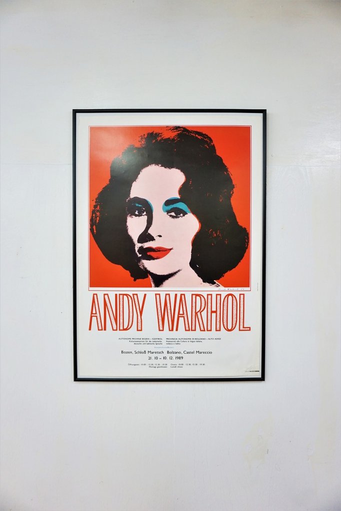 ヴィンテージ Andy Warhol 額入りポスター - アンティーク、ビンテージ