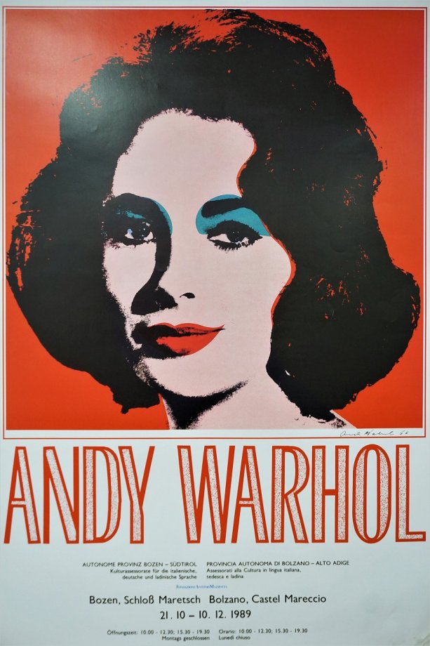ヴィンテージ Andy Warhol 額入りポスター - アンティーク、ビンテージ