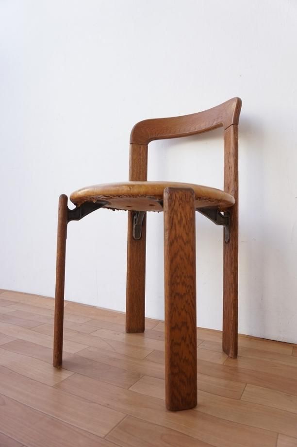 Bruno Rey ヴィンテージ ウッドチェア - アンティーク、ビンテージの