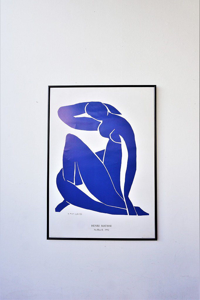 Henri Matisse 額入りポスター - アンティーク、ビンテージの