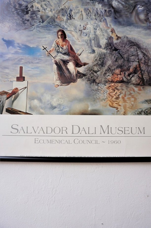 Salvador Dali 額入りポスター - アンティーク、ビンテージの