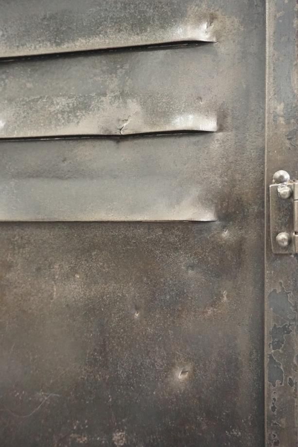 ヴィンテージ インダストリアル 3連ロッカー - アンティーク