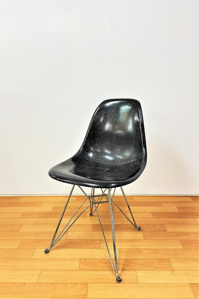 9,030円Vitra Eames Shell Side Chair エッフェルベース 黒