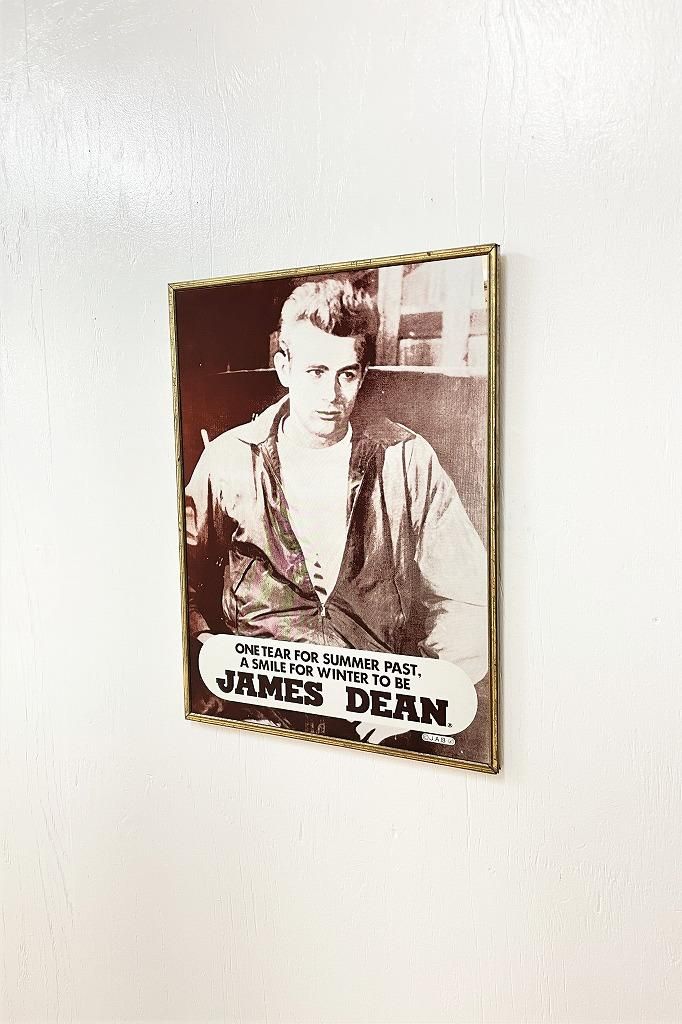 ヴィンテージパブミラー　 ジェームスディーン ヴィンテージ James Dean パブミラー - アンティーク