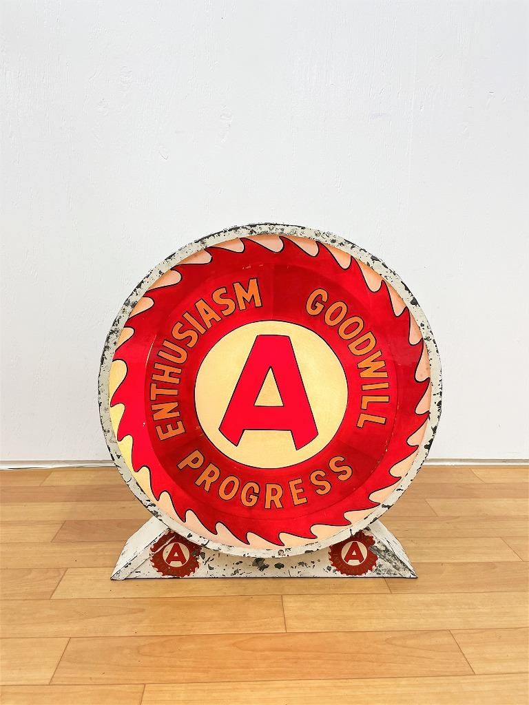 ライトサイン・アドバタイジングランプ - アンティーク、ビンテージの