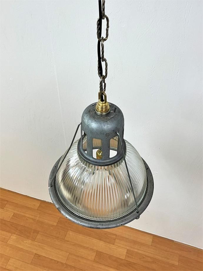 1950-60's HOLOPHANE社製 ヴィンテージ ペンダントランプ