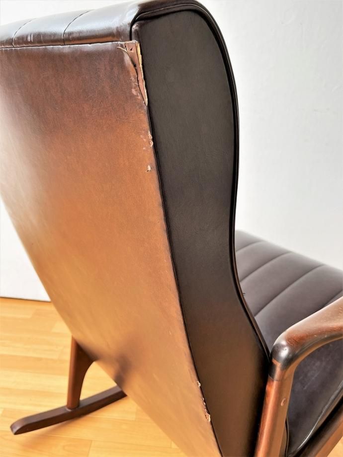 kein ヴィンテージ ロッキングチェア ダークブラウン レザー 椅子 ロッキングチェア Nychair X ｜家具・インテリア通販 Re:CENO