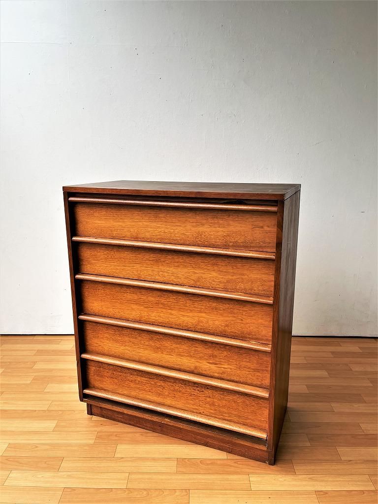 アメリカ家具　１９５０年代　アンティーク　チェスト 1950's Schulz & Behrle ヴィンテージ ウッドチェスト