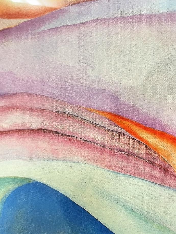 1970-80's ヴィンテージ Georgia O'Keeffe 額入りポスター
